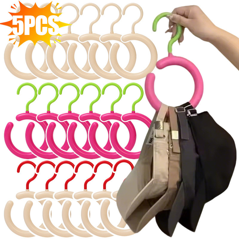 1/3/5PCS Dopamine เสื้อผ้า Coat Drying Rack - Heavy Duty Reusable Strong กาวตะขอ - Wall Mount Key Sundries Storage Hanger