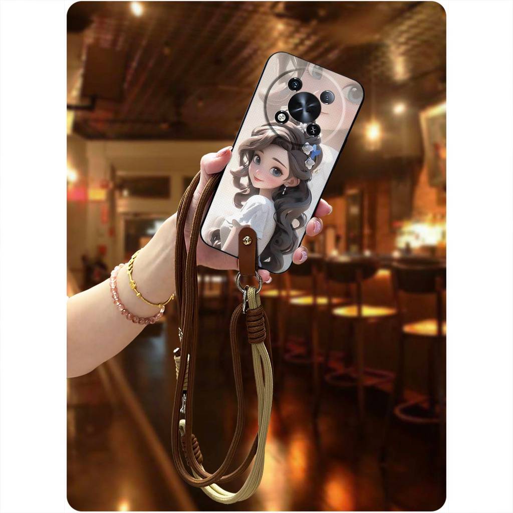 Crossbody ฝาหลังเคสโทรศัพท์สําหรับ Itel RS4/S666LN กันน้ําป้องกันฝุ่นสร้อยคอ TPU ซิลิโคนทนทานป้องกัน