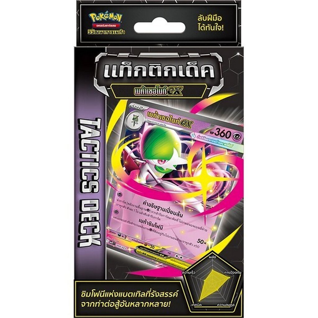 Pokemon TCG Tactics Deck Mega Sirnight ex เมก้าเซอไนท์ ex 8859696527375 (โปเกมอนการ์ด)
