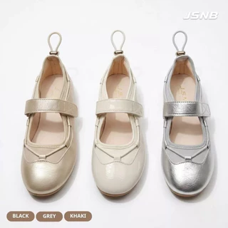รองเท้าแมรี่เจนผู้หญิง รองเท้าผ้าใบแมรี่เจนเมทัลลิก สายปรับได้ กันลื่น แฟชั่น นุ่มและเบา เหมาะกับทุกกิจกรรม ส่งฟรี