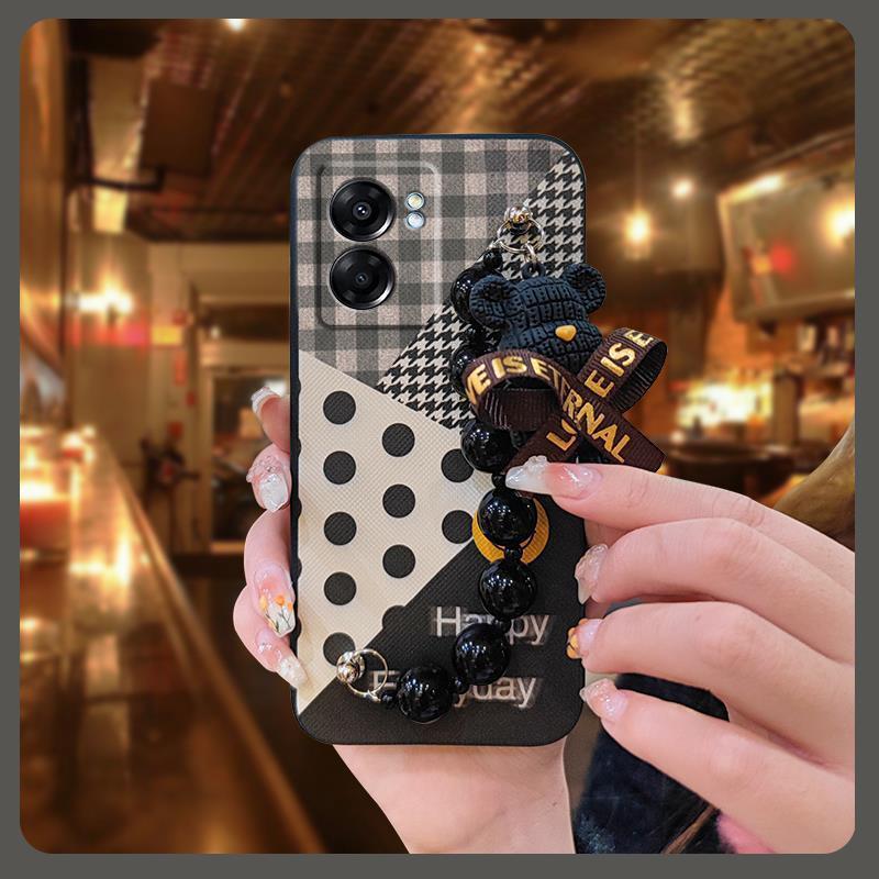 Dirt-proof Simplicity เคสโทรศัพท์สําหรับ OPPO A77 5G Global/K10 5G Global/A56S 5G ผิวรู้สึกจี้มุกสีด