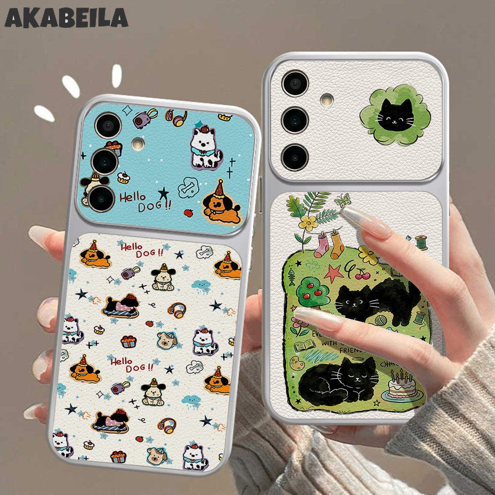 เคสโทรศัพท์สำหรับ Samsung A37 A57 A17 A07 A56 A36 A54 A15 A14 A13 A06 A05 S23 S24 S25 S26 Ultraเคสพร้อมสายคล้อง