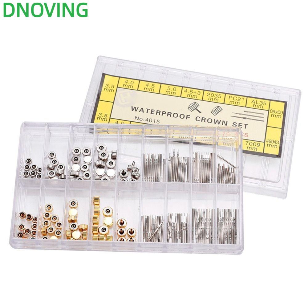 DNOVING เครื่องมือซ่อมนาฬิกา, Spring Bar Set Storage Box Watch Crown, Divers Assorted Kit Watch Repa