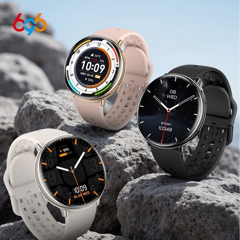 [] HD21 Temperament Female GPS Sports Smart Watch หน้าจอ AMOLED 5 ซม