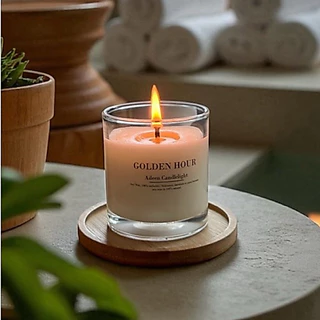 Scented candles, 100% organic soy wax เทียนหอมผลิตจากไขถั่วเหลืองออแกนิก 100% กลิ่นแนวธรรมชาติ