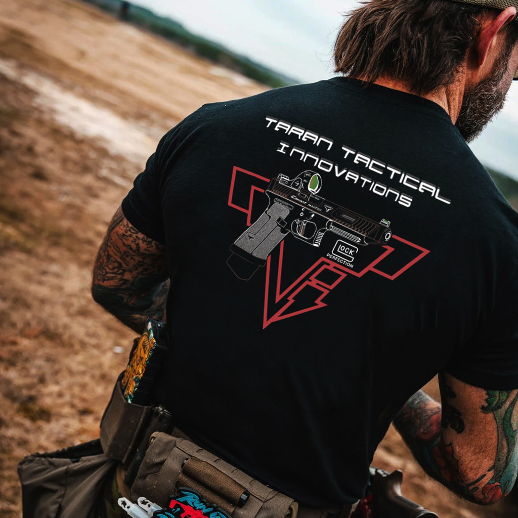 Taran Tactical TTI Glock G34 Glock 2.0 Fast Chase เสื้อยืดแขนสั้นผู้ชาย