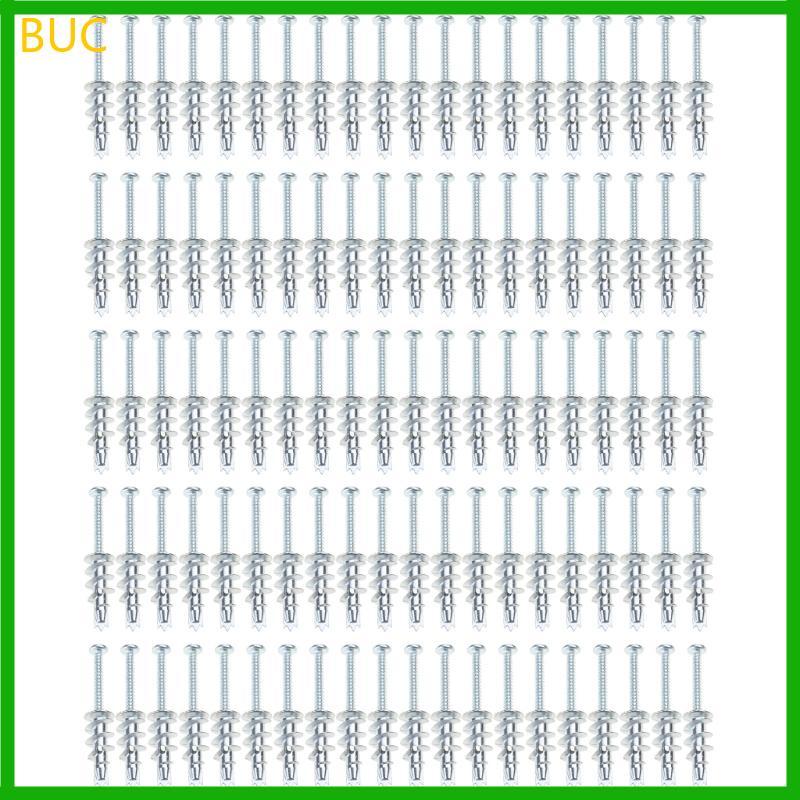 BUC Multipurpose Drywall Screw Anchors ชุด Hollow Wall Anchors สกรูชุดสกรู Drywall สําหรับแขวนตกแต่ง