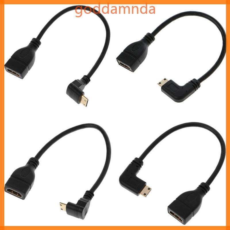 GODD 90 องศามุม Mini USB ชายกับหญิง