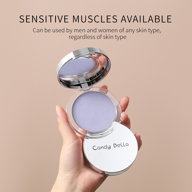 [คลังสินค้าพร้อม] Bikongliuyun Oil Control Fixing Makeup Powder-Free Pressed Powder Frozen Lavender 