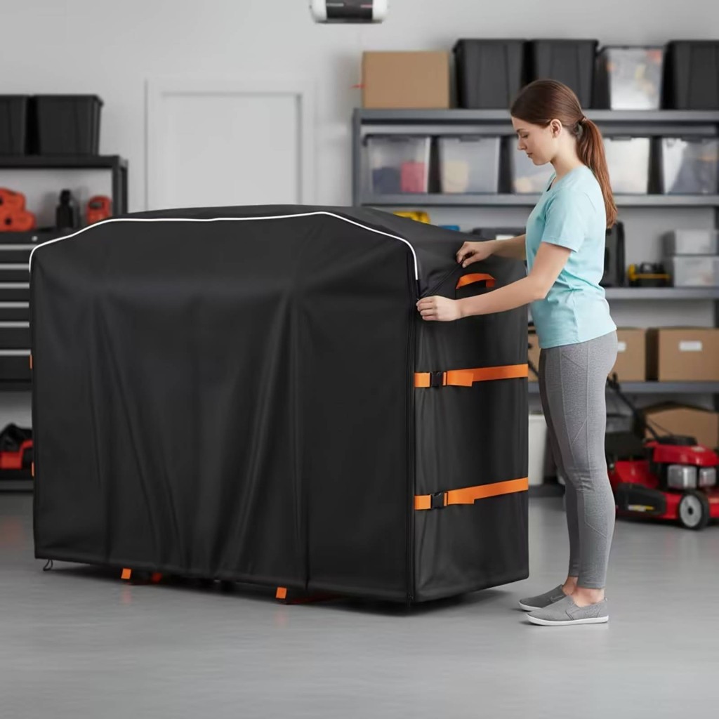 Kayak Storage Rack Cover Zippered Kayak Rack Cover กันน้ํายาวนานสําหรับเรือคายัค, Backyard, Dock