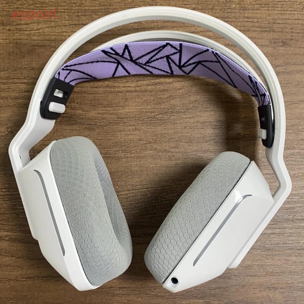 ESPOIR ฝาครอบป้องกัน Crossbeam, สายรัดอะไหล่ซ่อมชุดหูฟังนุ่ม, เปลี่ยนวงยืดหยุ่น Head Beam Cushion สํ