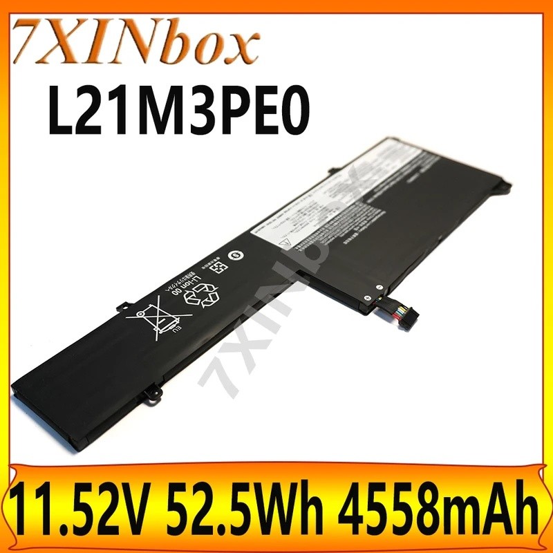 7XINbox L21M3PE0 L21M3PE1 11.52V 52.5Wh 4558mAh แบตเตอรี่สําหรับ IdeaPad Flex 5 14IAU7 14ALC7 Flex 7