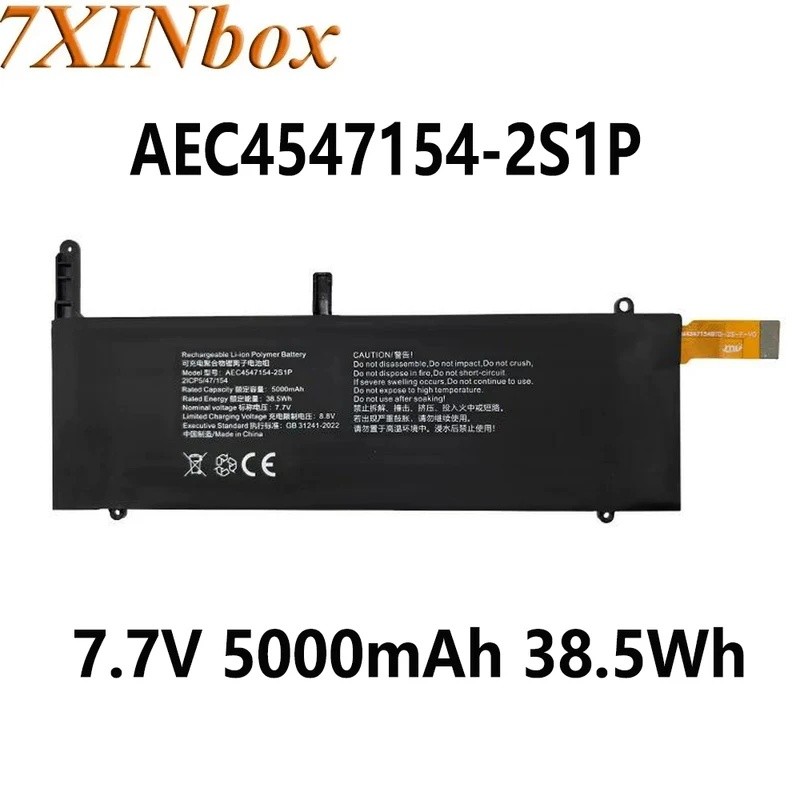 7XINbox AEC4547154-2S1P 7.7V 5000mAh แบตเตอรี่สําหรับ GPD Pocket 3 G1621-02 Pocket P3 Pocket 4 Mini 