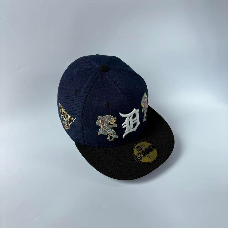 New Era/New Era MLB Detroit Tigers Commemorative Fully Enclosed Baseball Hat 59FIFTY