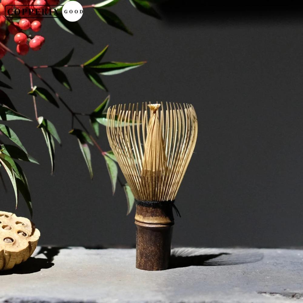 COPPERIX Matcha Whisk, ชุดน้ําชาญี่ปุ่นมัลติฟังก์ชั่น Chasen, แปรงไม้ไผ่ไม้ไผ่ไม้ไผ่ไม้ไผ่แบบใช้ซ้ําได้แบบดั้งเดิมสําหรับคนรักชา
