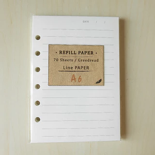 HILMYNA Refill paper : กระดาษรีฟิลล์ขนาด A6 / Refill paper A6