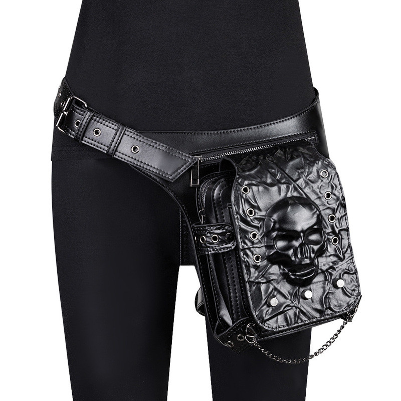 Messenger Bag กระเป๋าคาดเอวผู้ชาย Niche Chain Bag กระเป๋าสะพายไหล่ Messenger