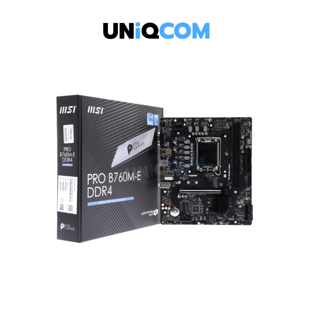 MAINBOARD (1700) MSI PRO B760M-E DDR4 - U00000