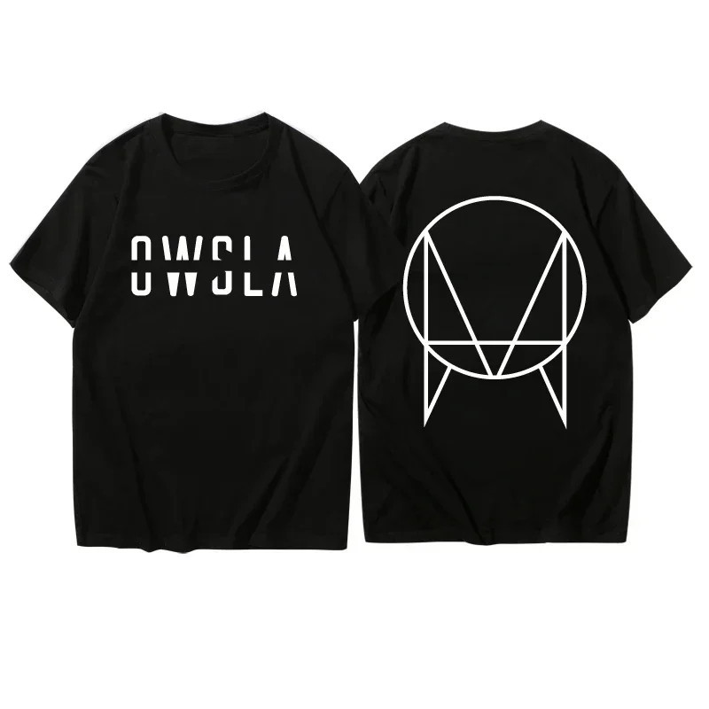 เสื้อยืดแขนสั้นผู้ชาย ลายกราฟิกดนตรีอิเล็กทรอนิกส์ OWSLA Skrillex SSK Vac Thailand S20 มีไซส์ S-5XL 