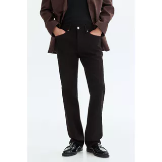 H&M(เอชแอนด์เอ็ม) กางเกงยีนส์ทรงตรง ความยาวปกติ Men Straight Regular Jeans 1311674_1