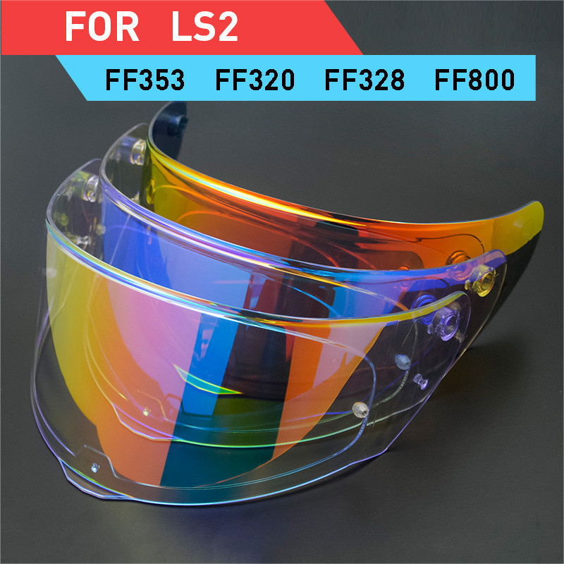 2025NEWป้องกันรังสียูวีหมวกกันน็อคVisorสําหรับLS2 FF320 FF353 FF328 FF800 รถจักรยานยนต์หมวกกันน็อคเต