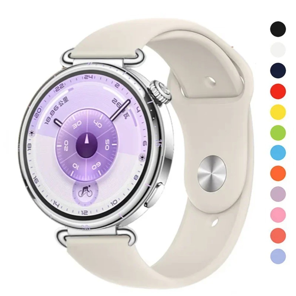 สายซิลิโคนสําหรับนาฬิกา Huawei GT6 41 มม.46 มม.สร้อยข้อมือสําหรับ Huawei Watch GT6 46 มม.41 มม.GT5 GT4 Huawei GT Runner 2 Band