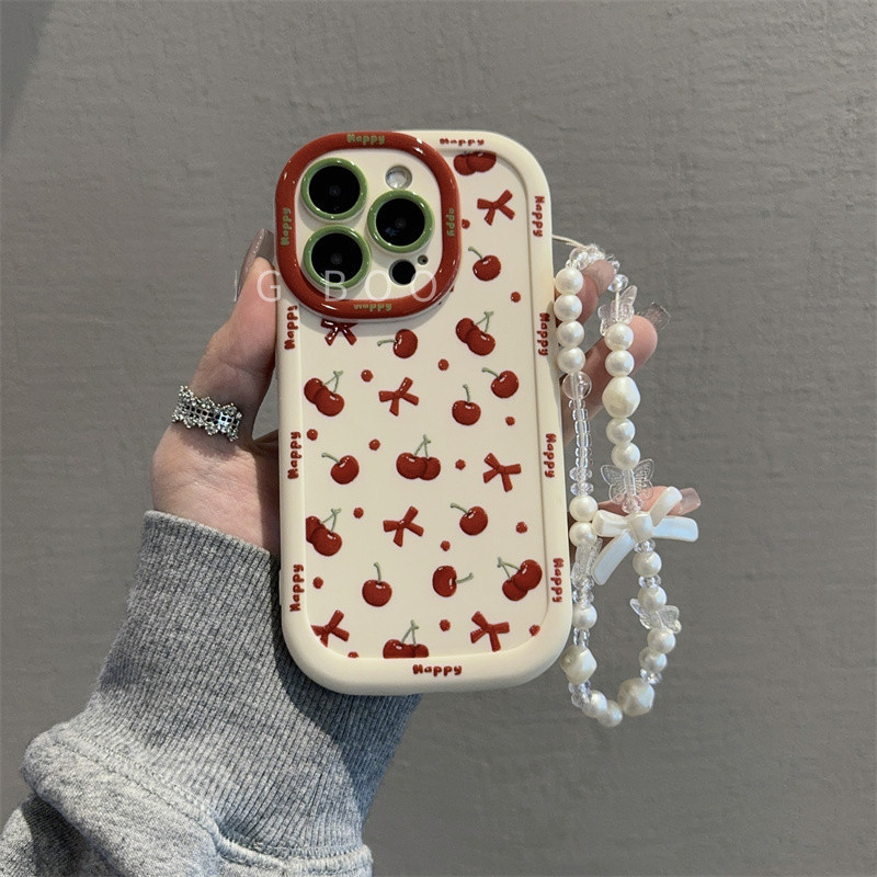 HP [เคส+สร้อยข้อมือ] เคสสําหรับOppo A58 A7 A15 A16K A77 F17PRO A16 A54S A35 A5SA74A95A78A58A1A1A9 RE
