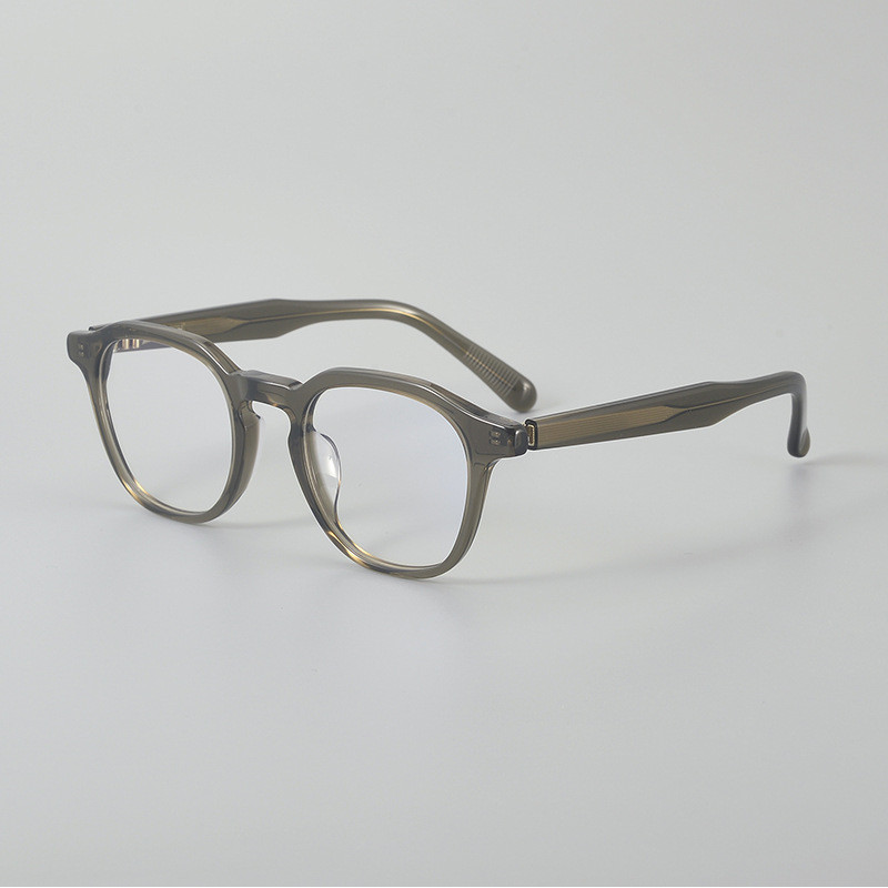 Square Black Sheet Plain Face Optical Glasses Sven Male