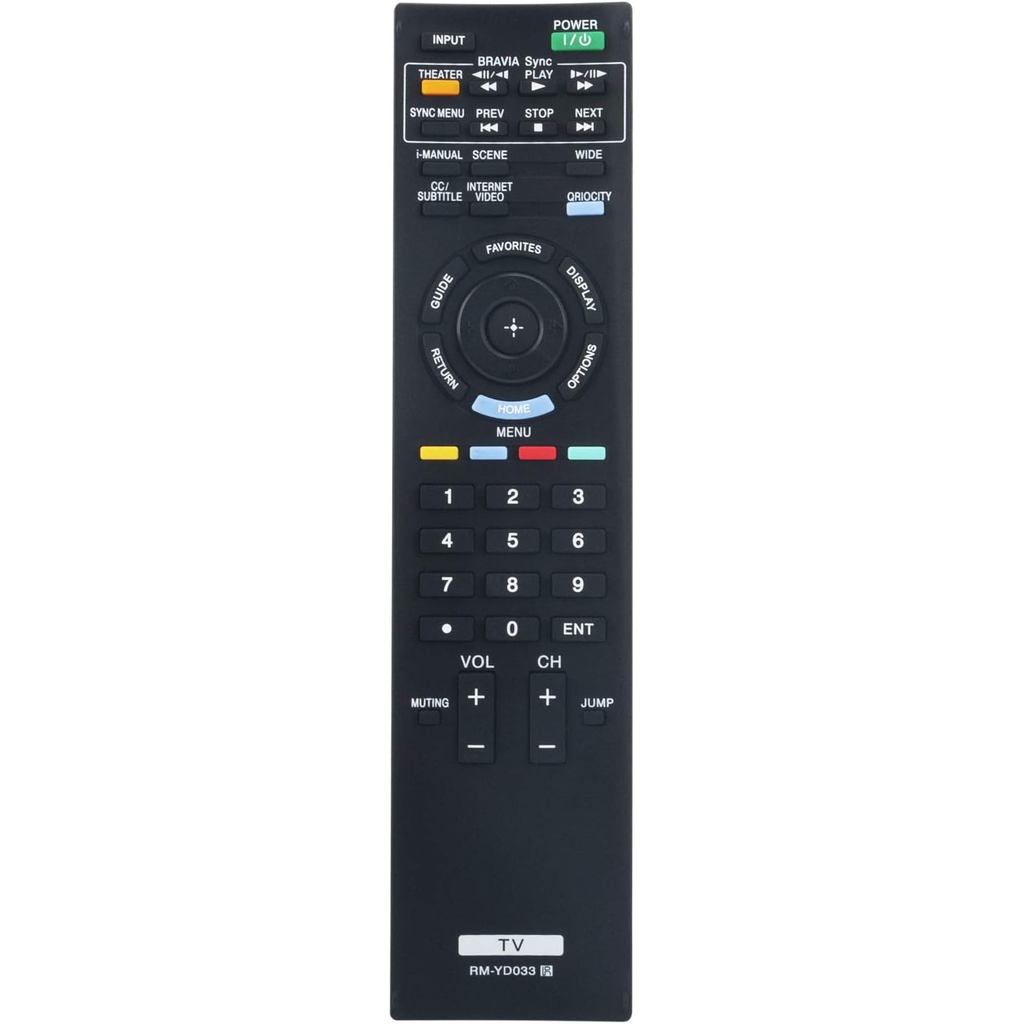 RM-YD033 RM-YD040 RM-YD056 เปลี่ยนรีโมทคอนโทรลสําหรับ Sony Bravia TV KDL-52EX703 KDL-60EX703 KDL-46E