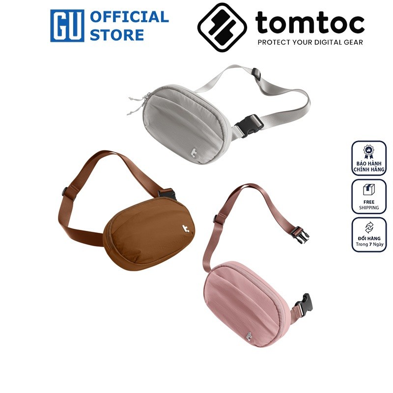 TOMTOC แฟชั่น SlingBean เข็มขัด Bab T32S1 กระเป๋าสะพายข้าง Easy to Coordinate แฟชั่นชุดสไตล์อ่อนเยาว