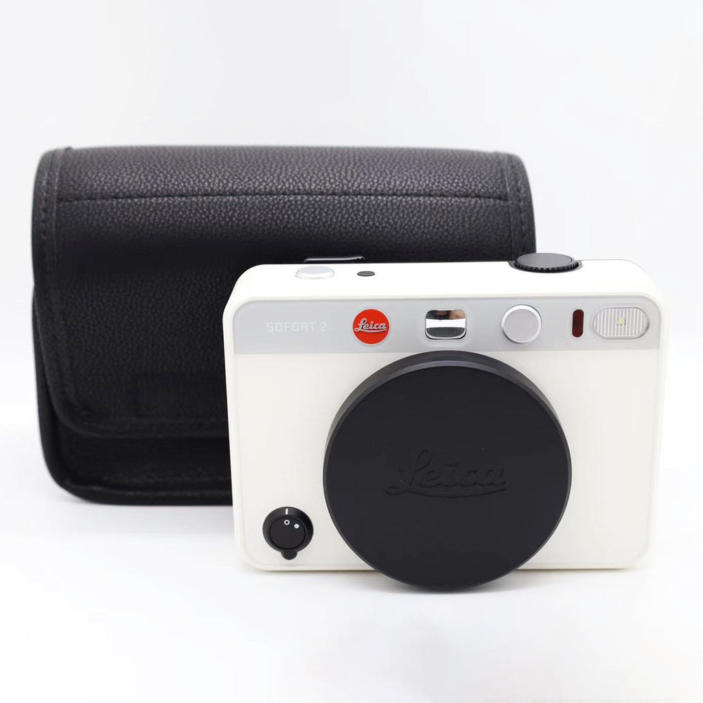 เหมาะสําหรับ Leica Leica sofort2 กระเป๋ากล้องไมโครไฟเบอร์จริงเคสป้องกันทําด้วยมือผ้าคลุมไหล่เดียว