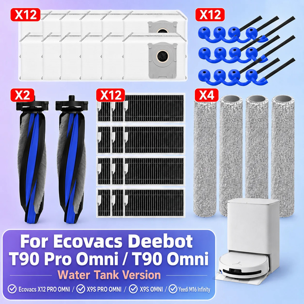 อะไหล่ Ecovacs T90 Pro Omni T90 X12 Pro Omni X95 Pro Omni Yeedi M16 กรอง HEPA