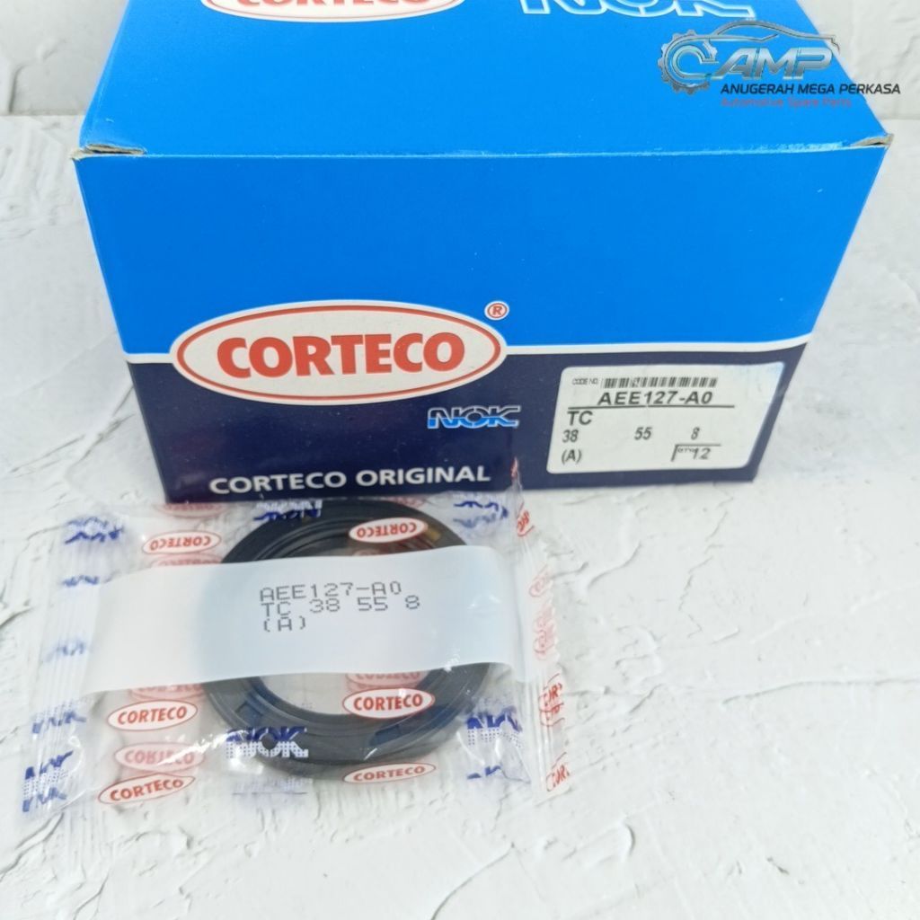 (1 ชิ้น) TC 38 x 55 x 8 NOK CORTECO SEAL CRANKSHAFT { KUBOTA RD55 RD65 RD75 RRD85 RD115 }