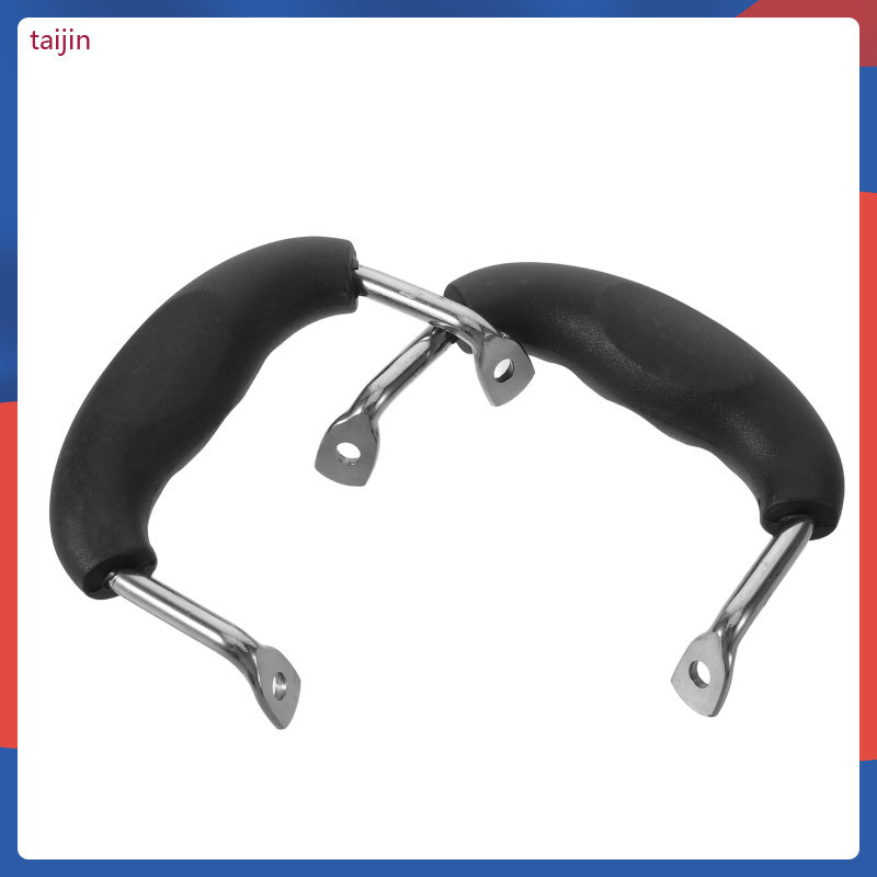 2 ชิ้น Hot Pan Handle Bakelite หม้อ Anti-scald สําหรับซุปหู 9.20X8.50X2.50 ซม.สีดํา taijin
