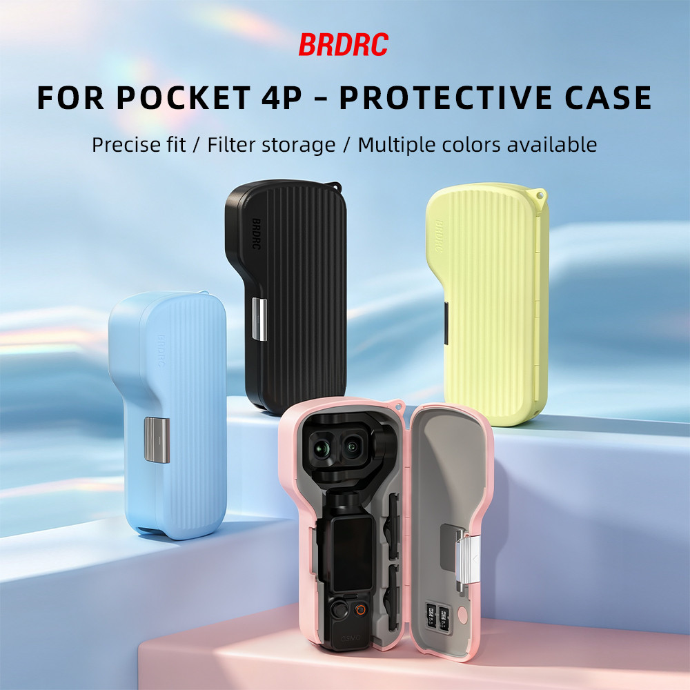 สําหรับเคสป้องกัน DJI OSMO POCKET 4P, ฝาครอบเลนส์, กล่องเก็บตัวกรอง, อุปกรณ์เสริมฝาครอบป้องกันการตกของหน้าจอ POCKET 4Pro