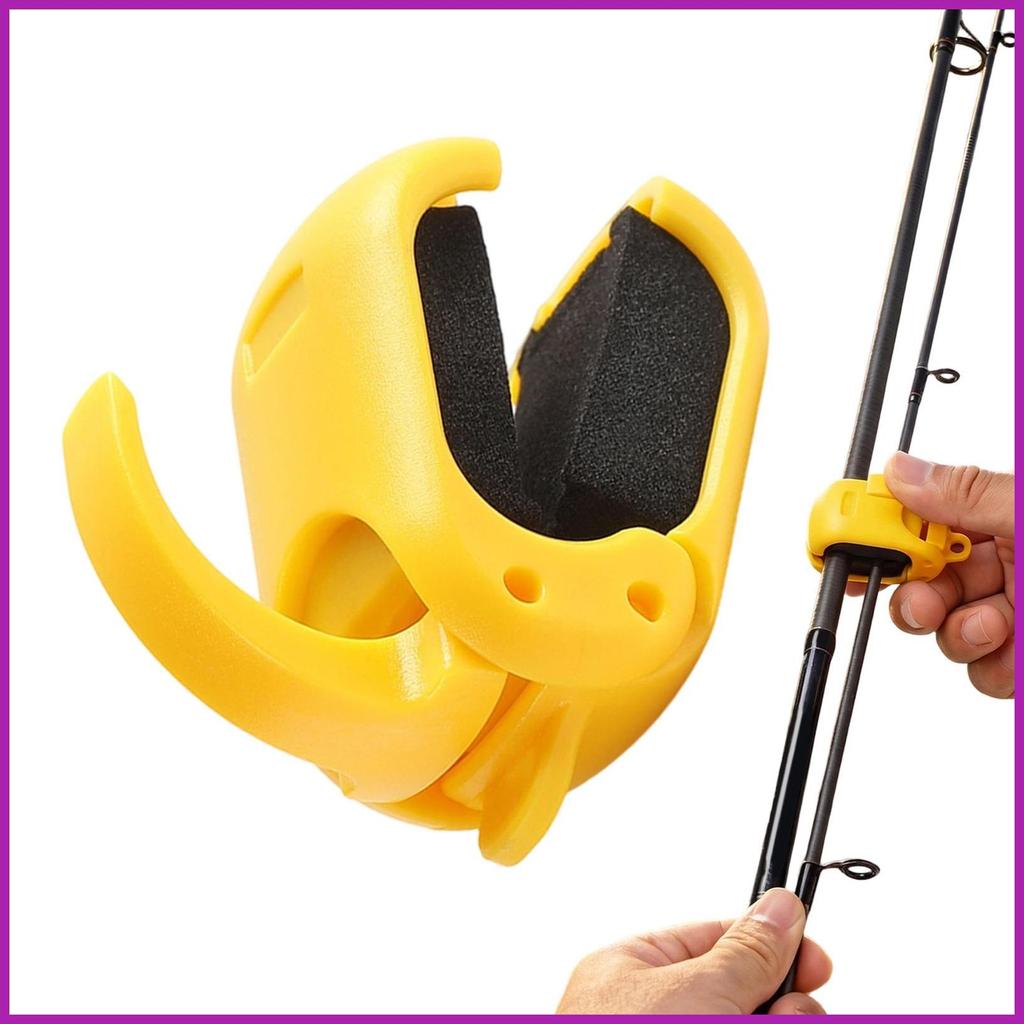 คลิปเสาตกปลาแบบพกพามัลติฟังก์ชั่น Anti-Slip Organizer Fish Rod Clamp สําหรับชาวประมง Beach Shore Lak