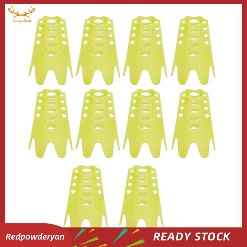 [Redpowderyan] 10 ชิ้น Golf Mat Tees,กอล์ฟจําลอง Tees,Practice Golf Tees สําหรับช่วงขับรถ, Home Golf