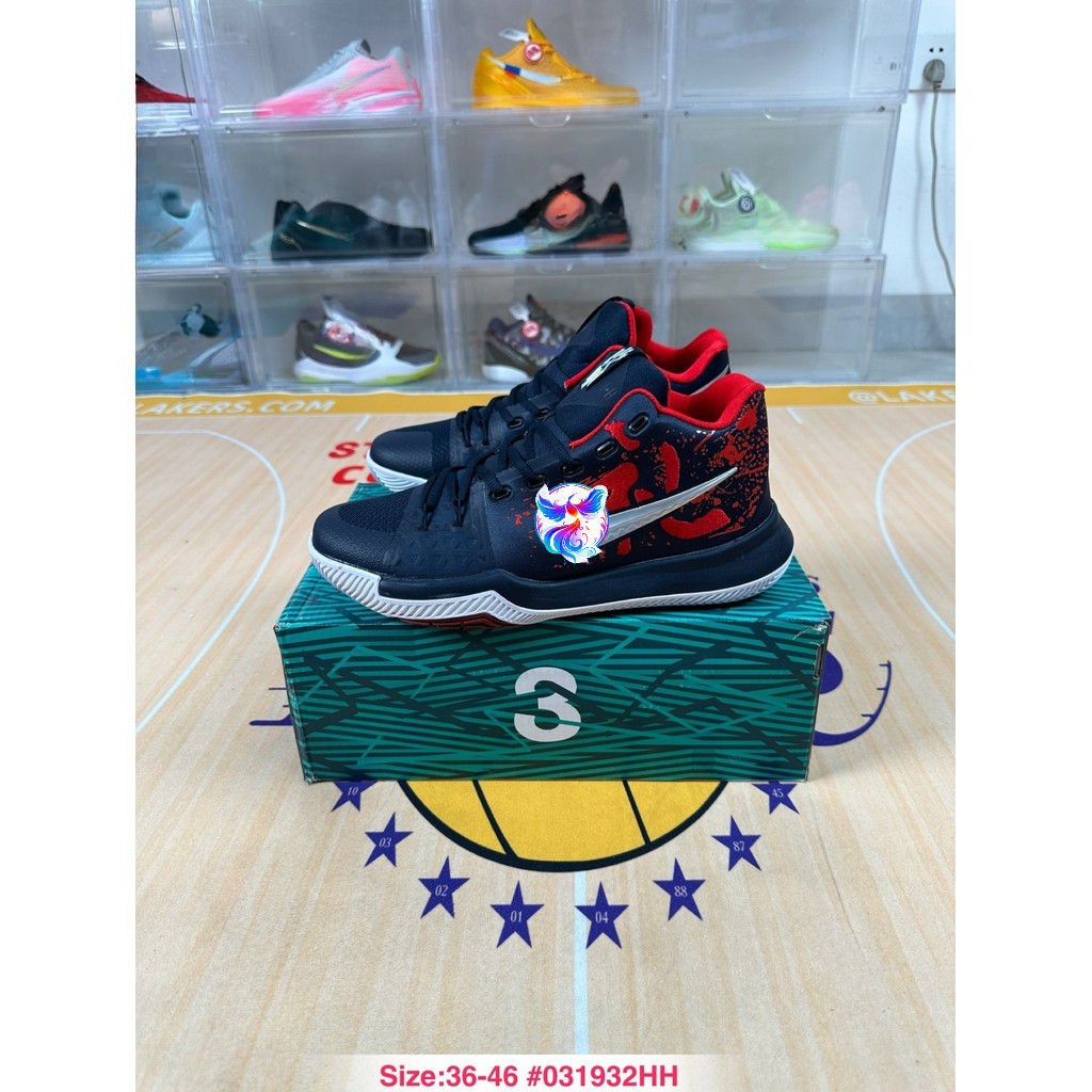 ระดับบริษัท Kyrie 3 Irving 3 Generation ผู้ชายผู้หญิงกีฬา Leisure Air Cushion รองเท้าบาสเก็ตบอล