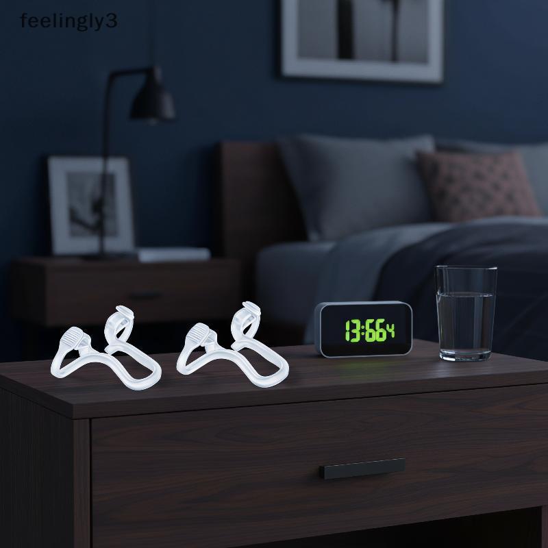 [FEEL] Unisex Anti Snoring Nasal Dilator Soft Silicone Nose Clip 3 ขนาด Hypoallergenic สําหรับการนอน