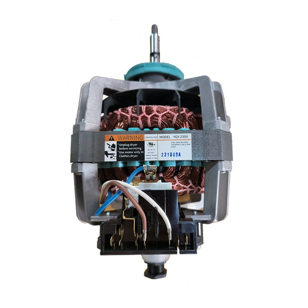 มอเตอร์ 4681EL1008F/YGY 220V-240V 60Hz อะไหล่ทั่วไปสำหรับเครื่องอบผ้า LG