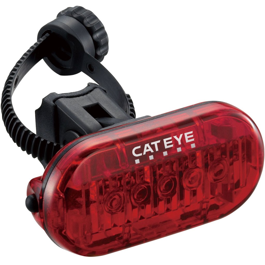 Cat Eye Rear Bike Light Omni 5 TL-LD155-R Battery Powered Safety Light for Cyclists