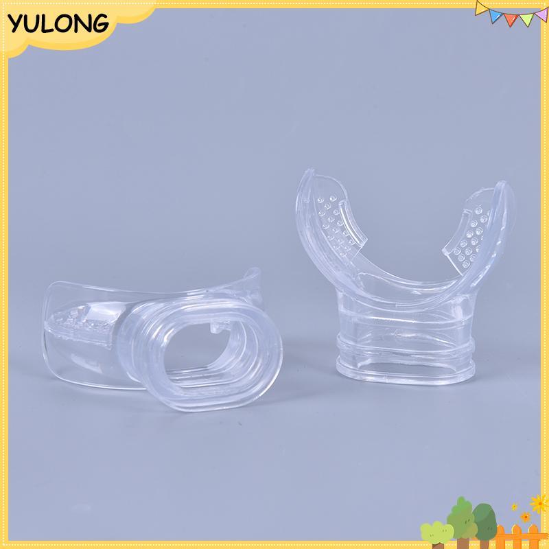 YU 1PC Dive Tube Snorkel Silicone Clear Underwater Diving Tube อุปกรณ์ว่ายน้ํา NG