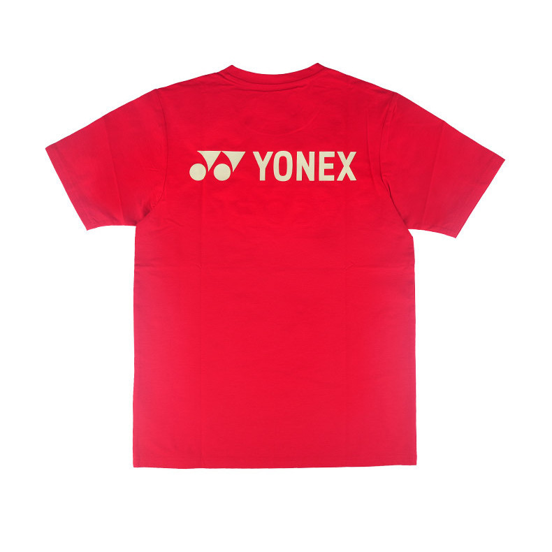 ขายร้อน YONEX ผู้ชายและผู้หญิง Neutral VCORE Series เสื้อผ้าเทนนิสแขนสั้นกีฬาและการพักผ่อน 100% ผ้าฝ