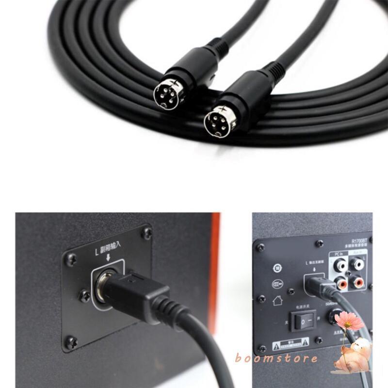 Boom Fidelitys 4Pin DIN ลําโพงสําหรับการเชื่อมต่อลําโพง R1700BTR1600TIII