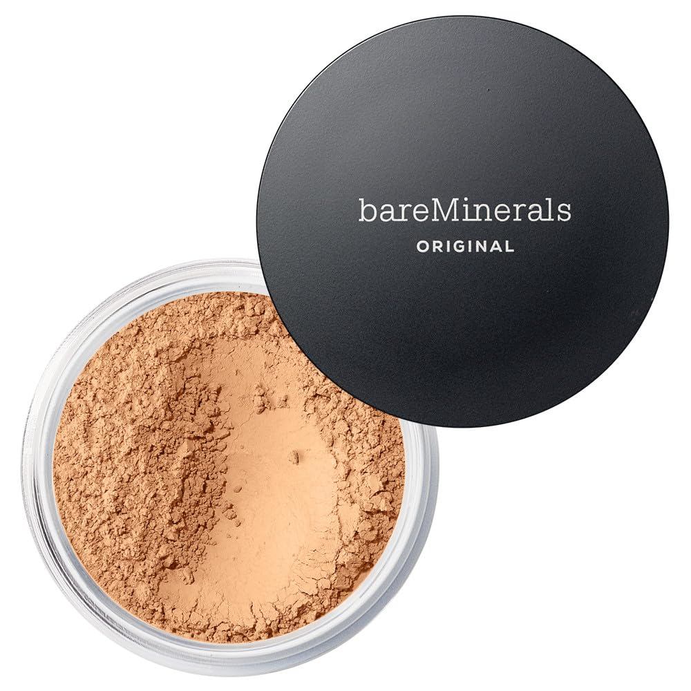 Mineral Bares Original Loose Powder Foundation SPF 15 - Makeup Powder Face พร้อมเติมสารป้องกันแสงแดด