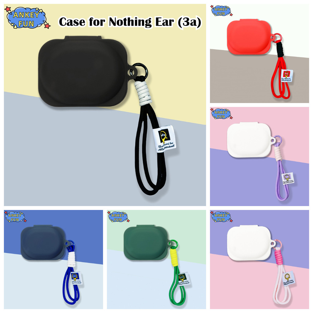 Compatible with Nothing Ear (3a) Bluetooth Earphones Silicone Protective Case Nothing Ear (3a) Shock