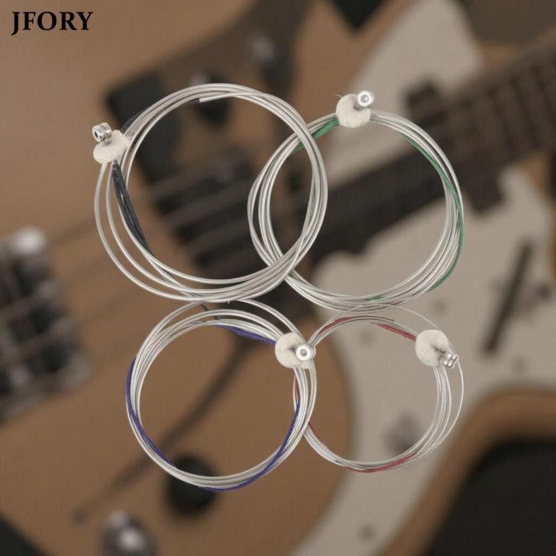 Jfory Metal-Wound Wound Bass กีตาร์ Strings โลหะยาว-Wound Wound Bass Strings Bright Tone สําหรับ Reh