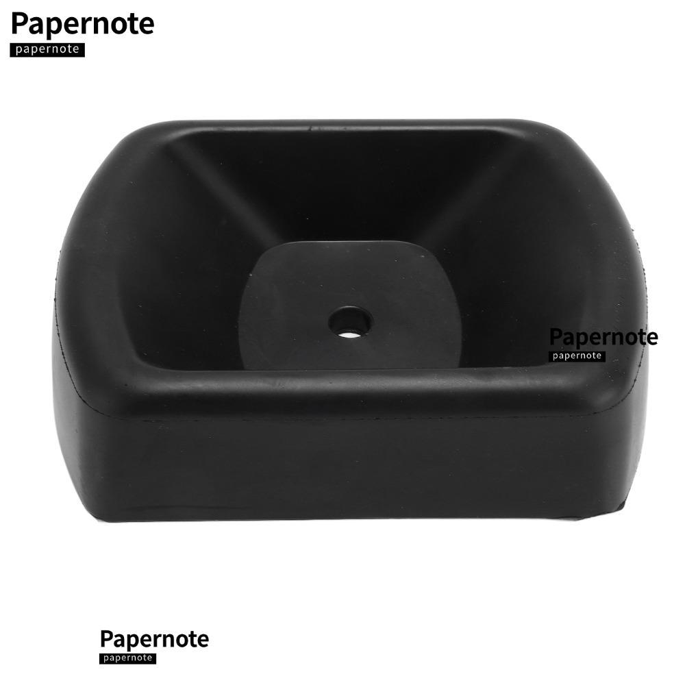 PAPERNOTE Trailer ล้อ Chock, 16.8 x 12.7 x 3.5 ซม. กระแทกล้อยางไนไตรที่ปลอดภัย Dock Stopper สําหรับเ