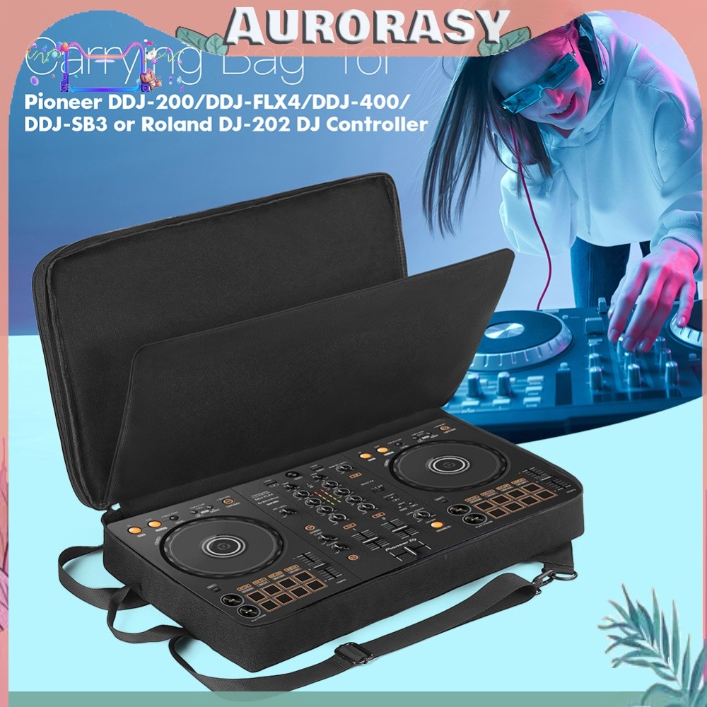 [AURORASY]DJ Controller Travel Backpack สําหรับ Pioneer DDJ-400 DDJ-FLX4 Roland