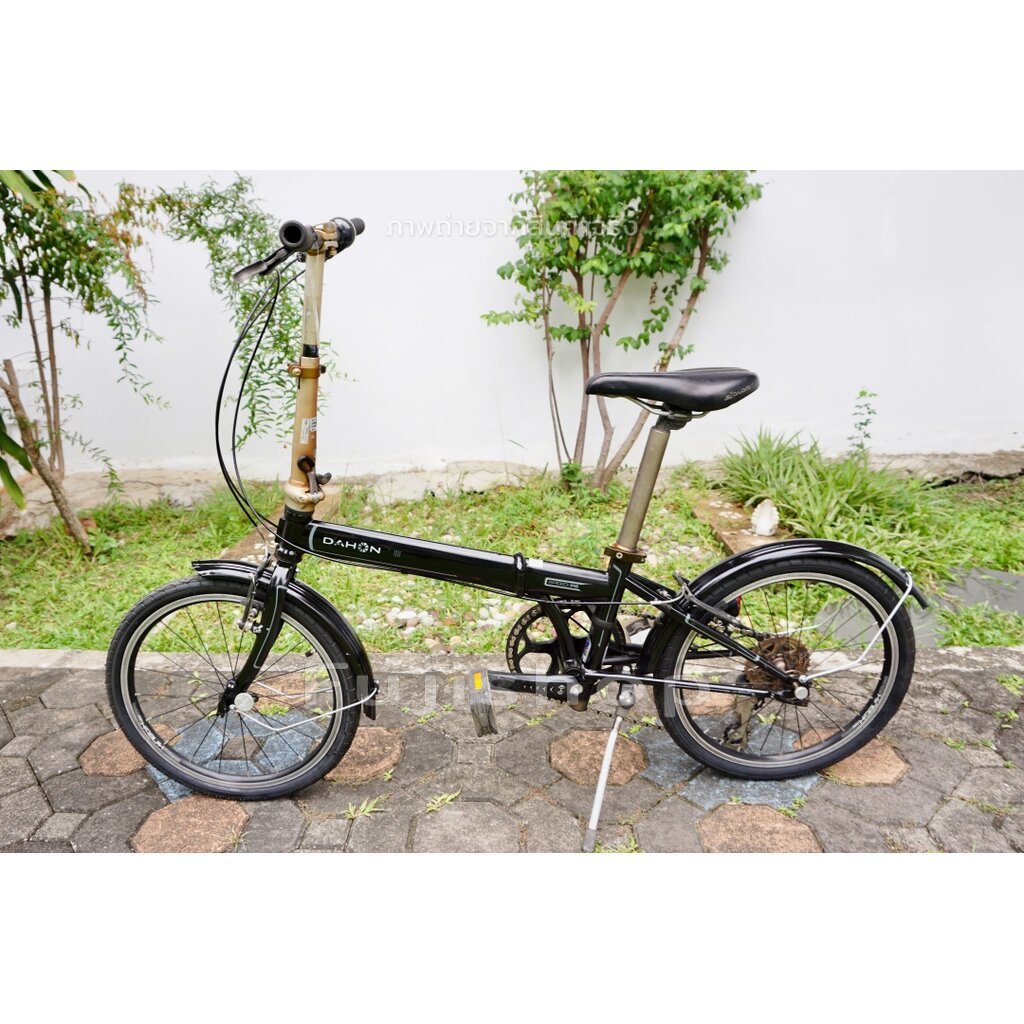 จักรยานพับได้ญี่ปุ่น - ล้อ 20 นิ้ว - เกียร์ 8 สปีด - โครโมลี่ - Dahon Speed P8 - สีดำ [จักรยานมือสอง